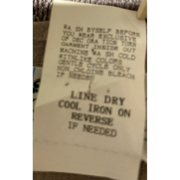 LADY NOIZ Top Women M Ruffle Sleeveless Asymetrical Peasant Gauze Flower - Picture 9 of 12